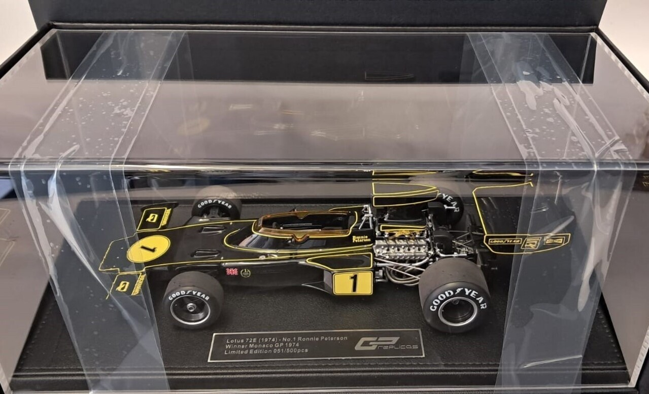 Formule 1 Lotus 72E #1 Team Lotus JPS Winner GP Monaco 1974 (R.Peterson) - 1:18 - GP Replicas