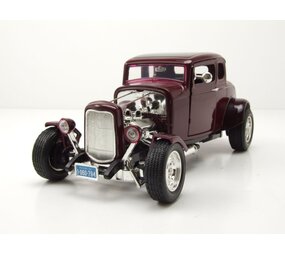 Ford Ford Hot Rod 5-Windows Coupe 1932 (Open Hood) - 1:18 - Motor Max