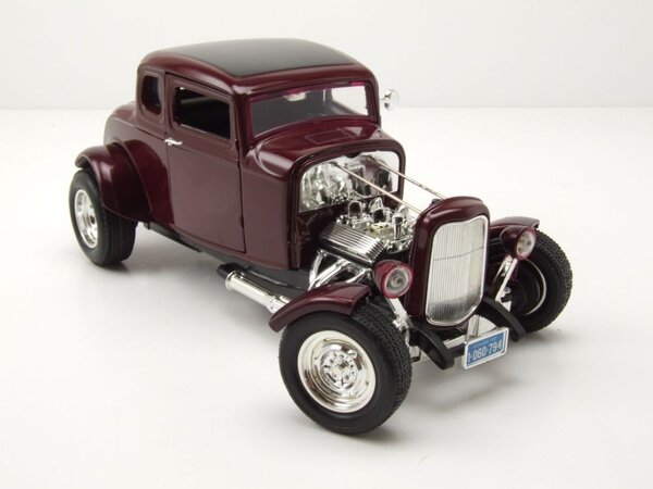 Ford Ford Hot Rod 5-Windows Coupe 1932 (Open Hood) - 1:18 - Motor Max