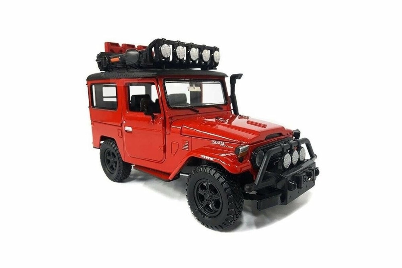 Toyota Toyota FJ40 Hard Top Off Road Version + Roof Rack 'Toyota' 1974 - 1:24 - Motor Max