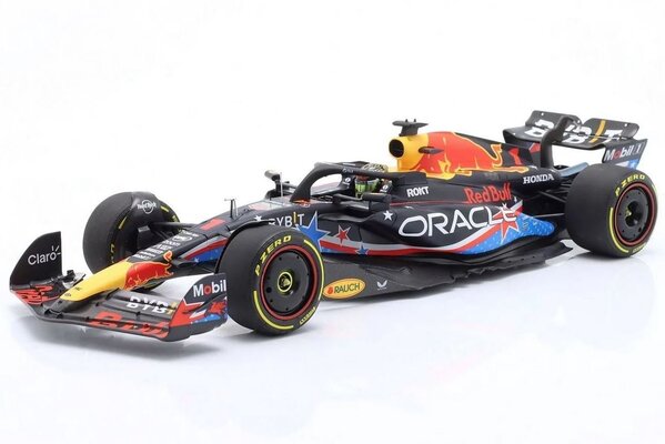 Formule 1 Oracle Red Bull Racing RB19, Verstappen, Winner Austin GP 2023 - 1:18 - Minichamps
