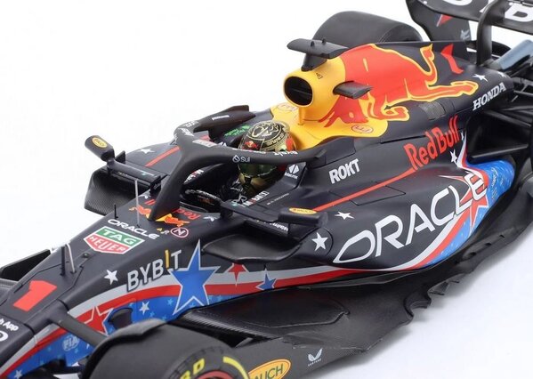 Formule 1 Oracle Red Bull Racing RB19, Verstappen, Winner Austin GP 2023 - 1:18 - Minichamps