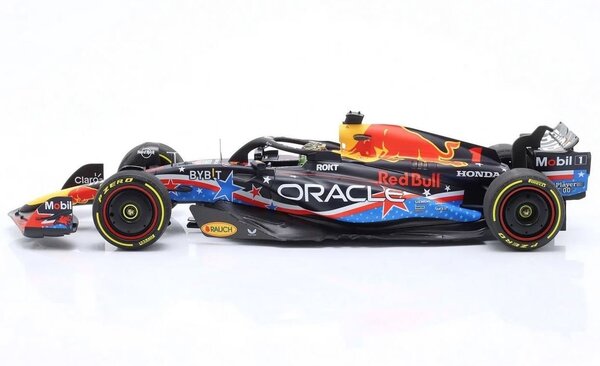 Formule 1 Oracle Red Bull Racing RB19, Verstappen, Winner Austin GP 2023 - 1:18 - Minichamps
