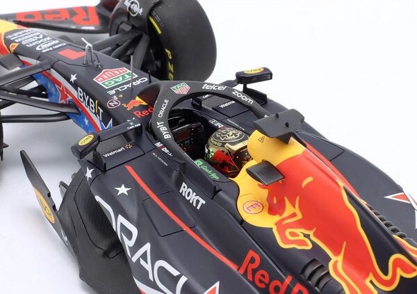 Formule 1 Oracle Red Bull Racing RB19, Verstappen, Winner Austin GP 2023 - 1:18 - Minichamps