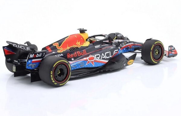 Formule 1 Oracle Red Bull Racing RB19, Verstappen, Winner Austin GP 2023 - 1:18 - Minichamps