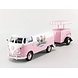 Volkswagen Volkswagen T1 (Type 2) Van + Trailer 1 Axle 'Ice Cream Set' - 1:24 - Motor Max