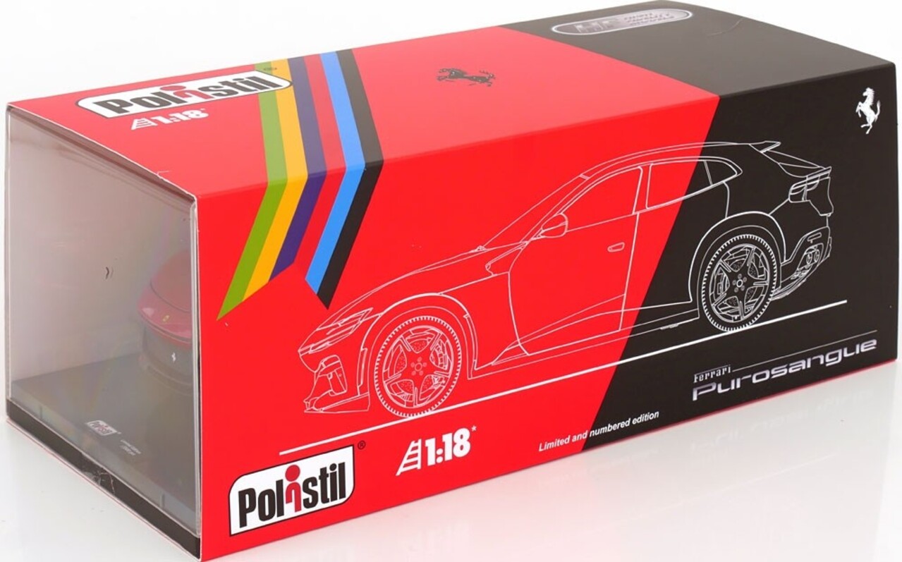 Ferrari Ferrari Purosangue 2022 (+ Showcase) - 1:18 - Polistil Ferrari Ferrari Purosangue 2022 (+ Showcase) - 1:18 - Polistil