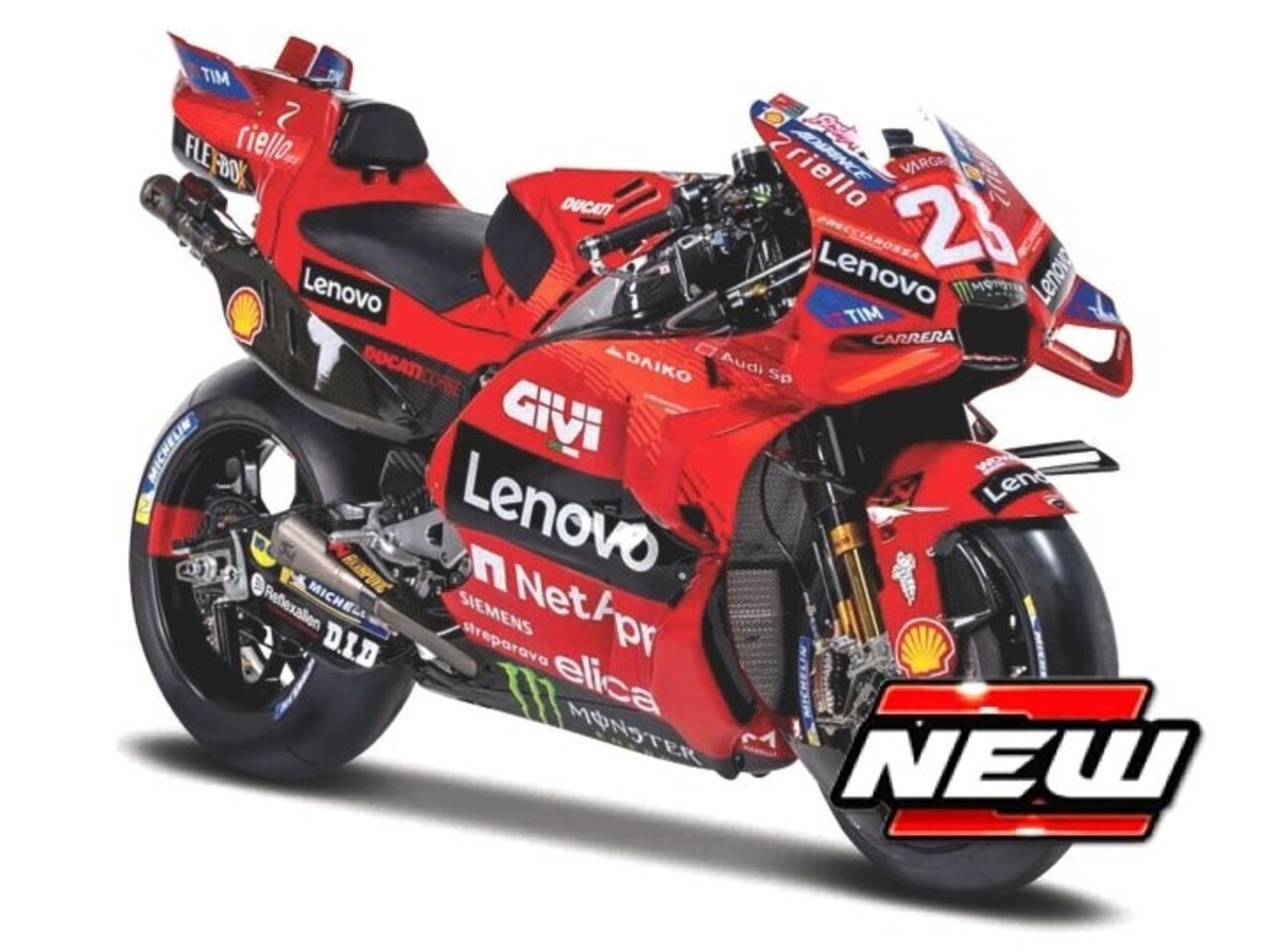Ducati Ducati Desmosedici GP24 Ducati Lenovo Team #23 2024 - 1:18 - Maisto