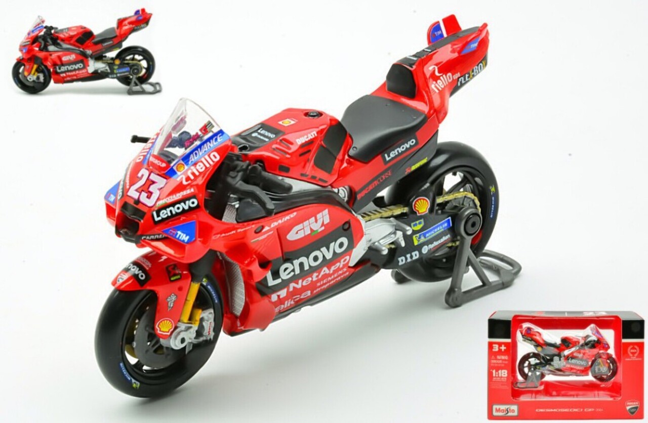 Ducati Ducati Desmosedici GP24 Ducati Lenovo Team #23 2024 - 1:18 - Maisto
