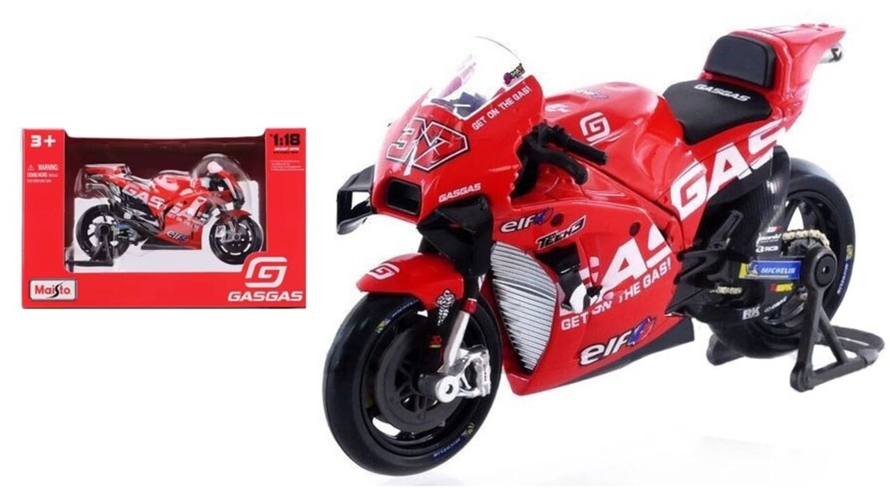 KTM KTM RC16 Tech3 GasGas Factory Racing #37 MotoGP 2023 - 1:18 - Maisto