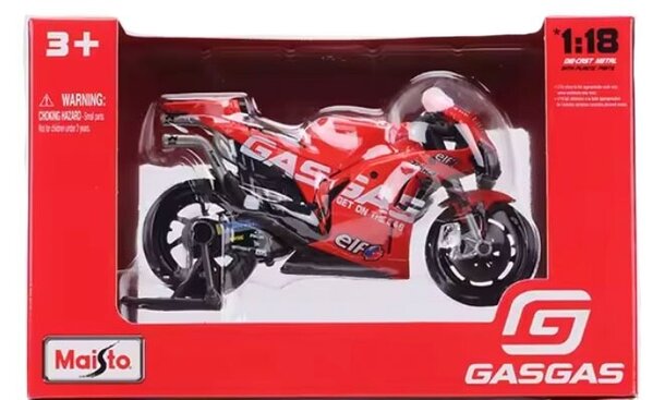 KTM KTM RC16 Tech3 GasGas Factory Racing #37 MotoGP 2023 - 1:18 - Maisto