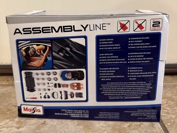 Bugatti Bugatti Chiron 2016 (KIT) - 1:24 - Maisto