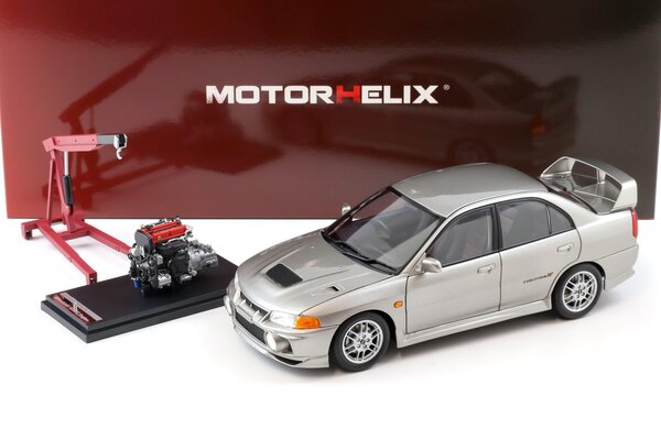 Mitsubishi Mitsubishi Lancer EVO IV + Engine + Accessories 1999 - 1:18 - MotorHelix