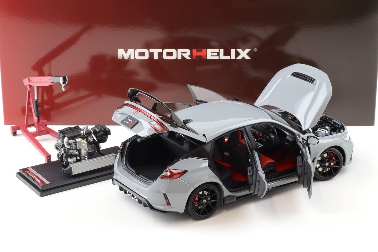 Honda Honda Civic Type-R (FL5) + Engine + Accessories 2020 - 1:18 - MotorHelix