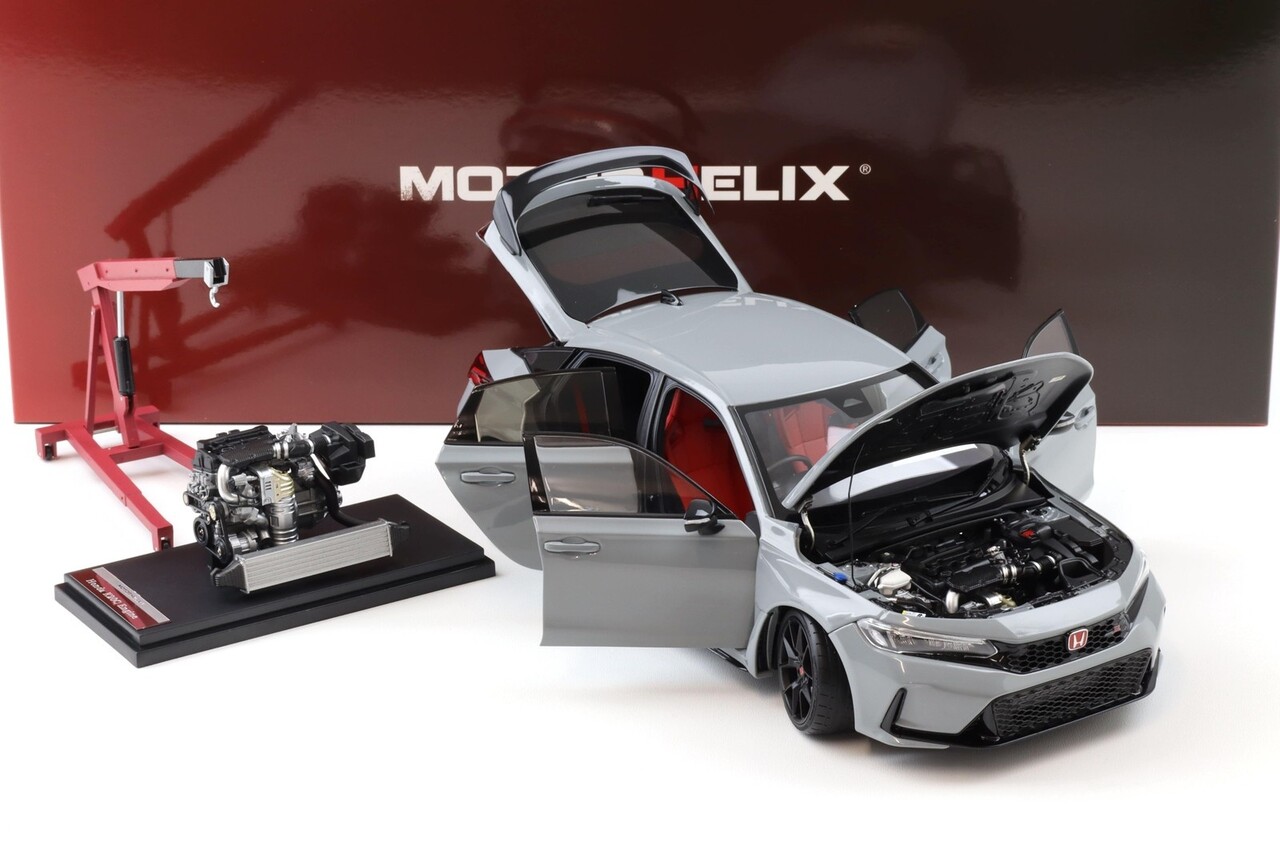 Honda Honda Civic Type-R (FL5) + Engine + Accessories 2020 - 1:18 - MotorHelix
