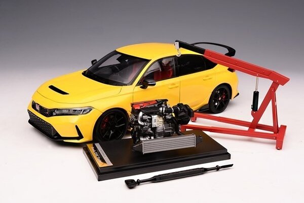 Honda Honda Civic Type-R (FL5) + Engine + Accessories 2020 - 1:18 - MotorHelix