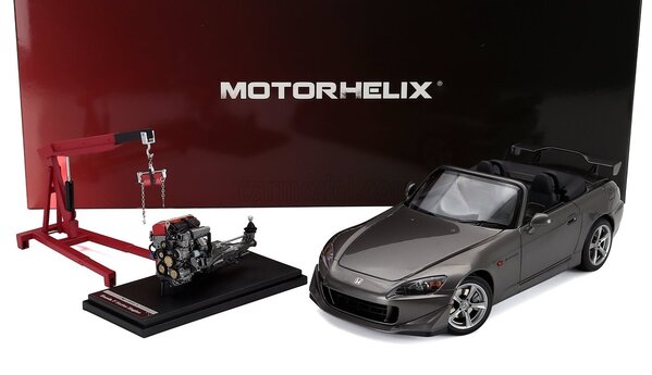 Honda Honda S2000 Type S Hard Top + Engine + Accessories 2007 - 1:18 - MotorHelix