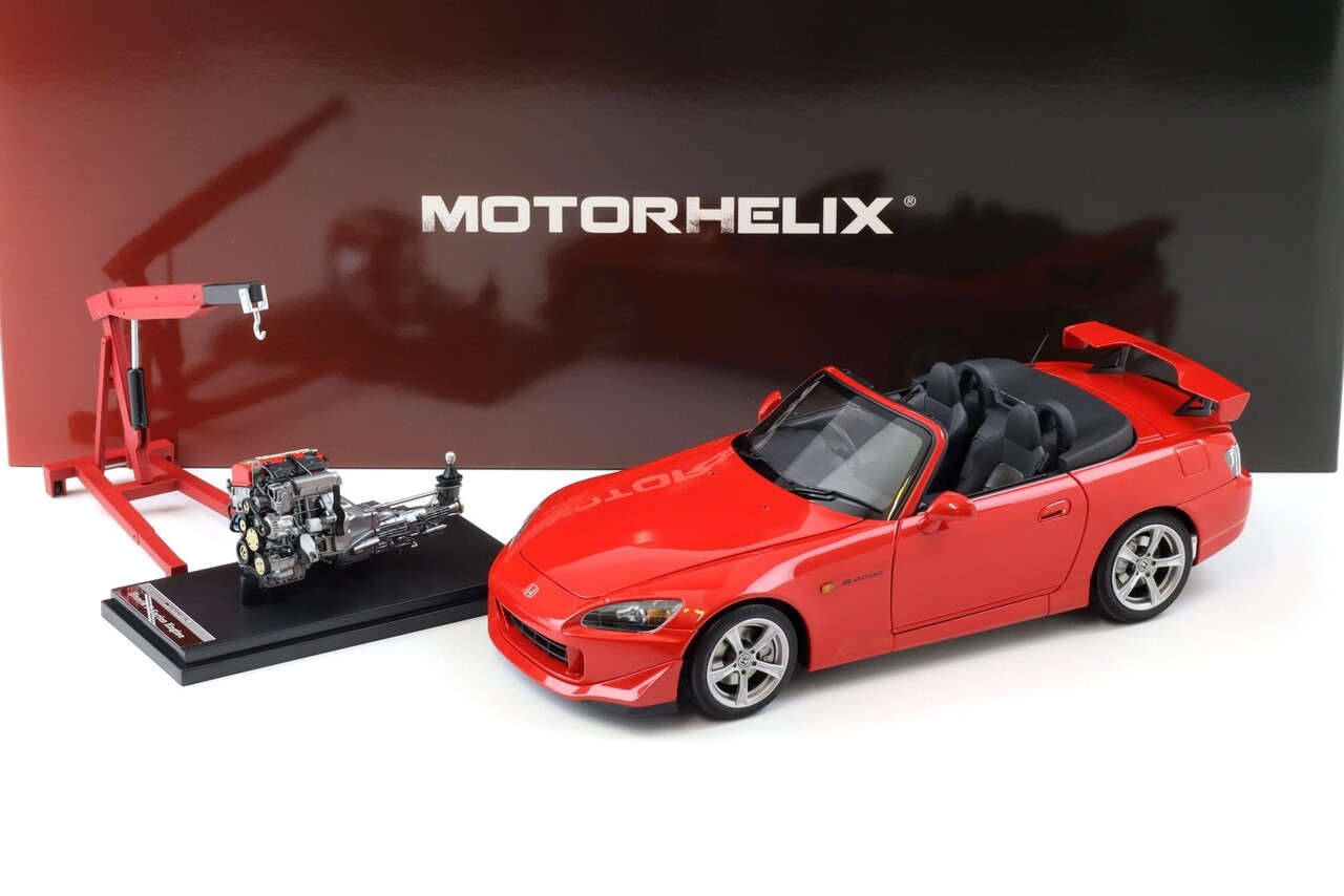 Honda Honda S2000 Type S Hard Top + Engine + Accessories 2007 - 1:18 - MotorHelix