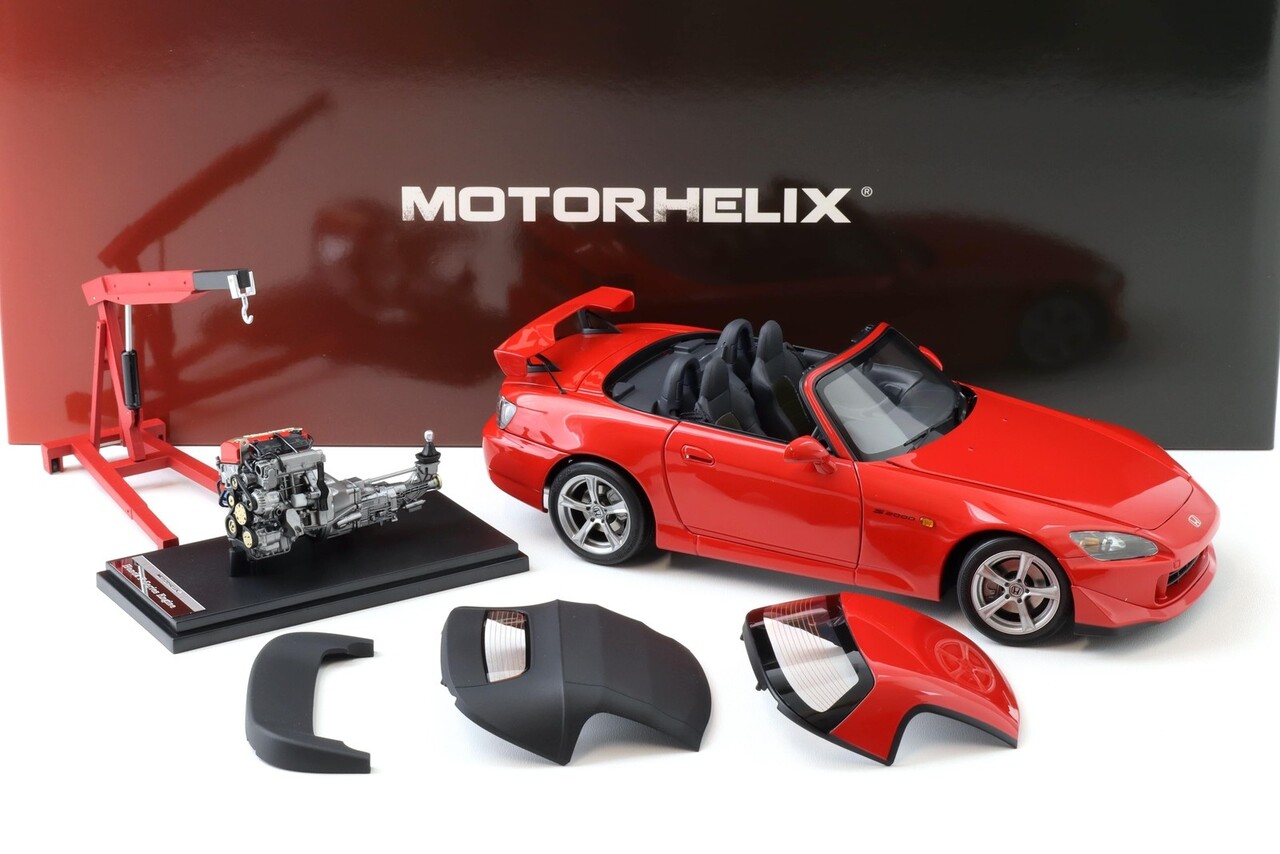 Honda Honda S2000 Type S Hard Top + Engine + Accessories 2007 - 1:18 - MotorHelix