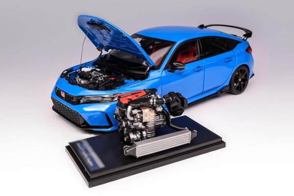 Honda Honda Civic Type-R (FL5) + Engine + Accessories 2020 - 1:18 - MotorHelix