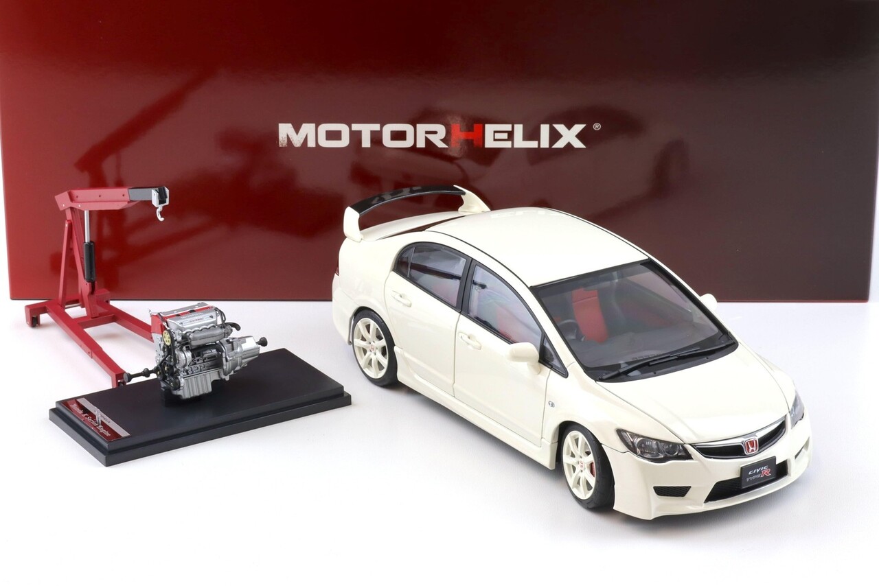 Honda Honda Civic Type-R (FD2) + Engine + Accessories 2007 - 1:18 - MotorHelix