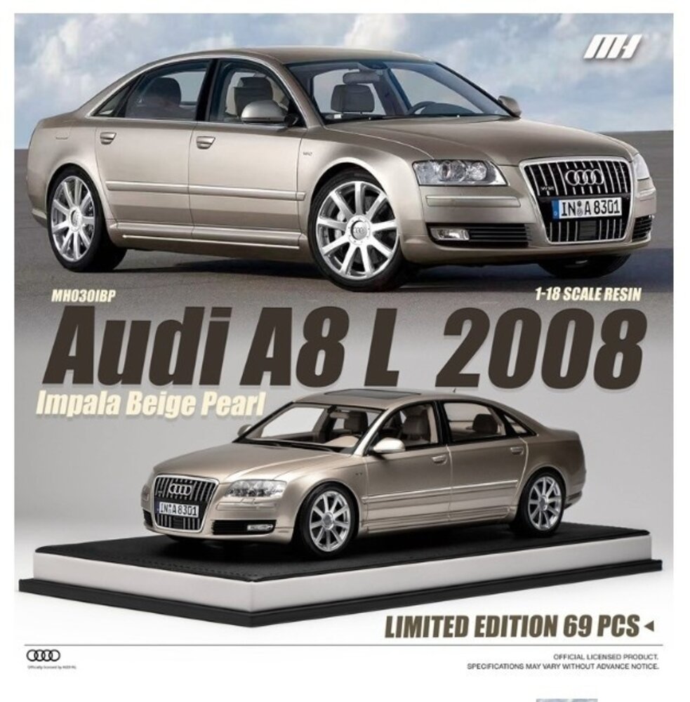 Audi Audi A8 L W12 Quattro 2008 - 1:18 - MotorHelix