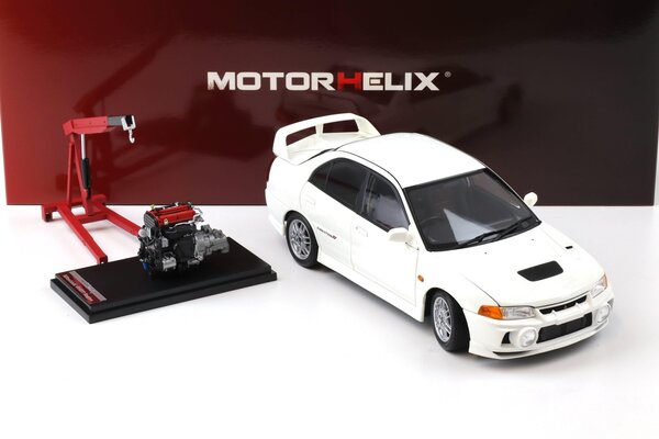 Mitsubishi Mitsubishi Lancer EVO IV + Engine + Accessories 1999 - 1:18 - MotorHelix