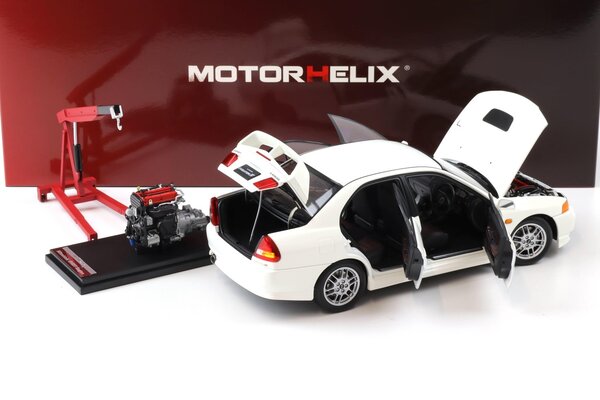 Mitsubishi Mitsubishi Lancer EVO IV + Engine + Accessories 1999 - 1:18 - MotorHelix