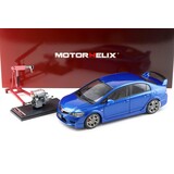 Honda Honda Civic Type-R (FD2) + Engine + Accessories 2007 Early Version - 1:18 - MotorHelix