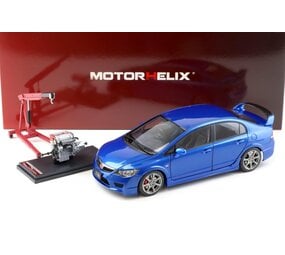 Honda Honda Civic Type-R (FD2) + Engine + Accessories 2007 Early Version - 1:18 - MotorHelix