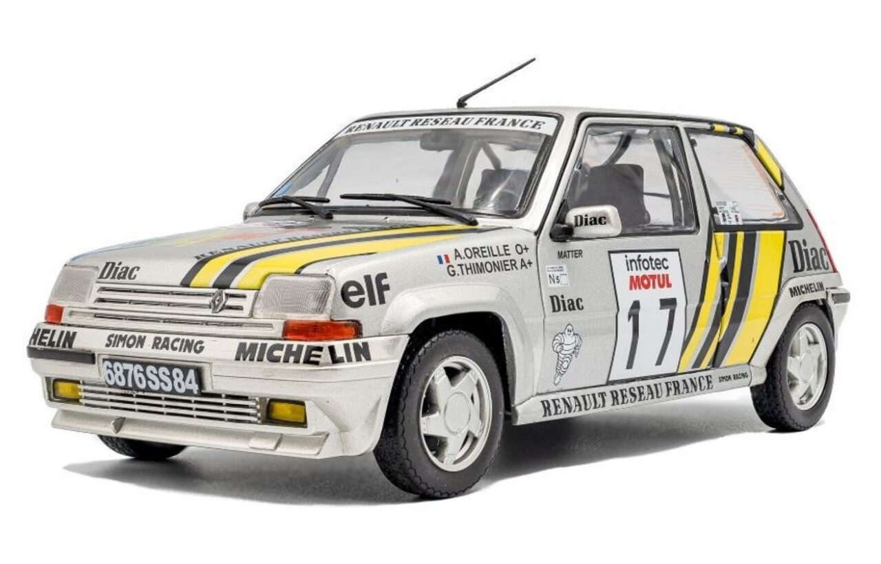 Renault Renault 5 GT Turbo MK2 #17 Tour de Corse 1989 - 1:18 - Solido