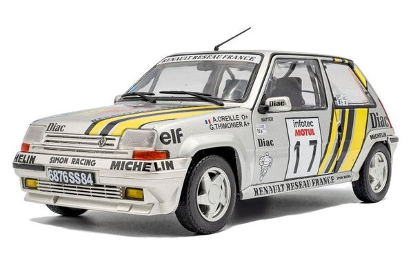 Renault Renault 5 GT Turbo MK2 #17 Tour de Corse 1989 - 1:18 - Solido