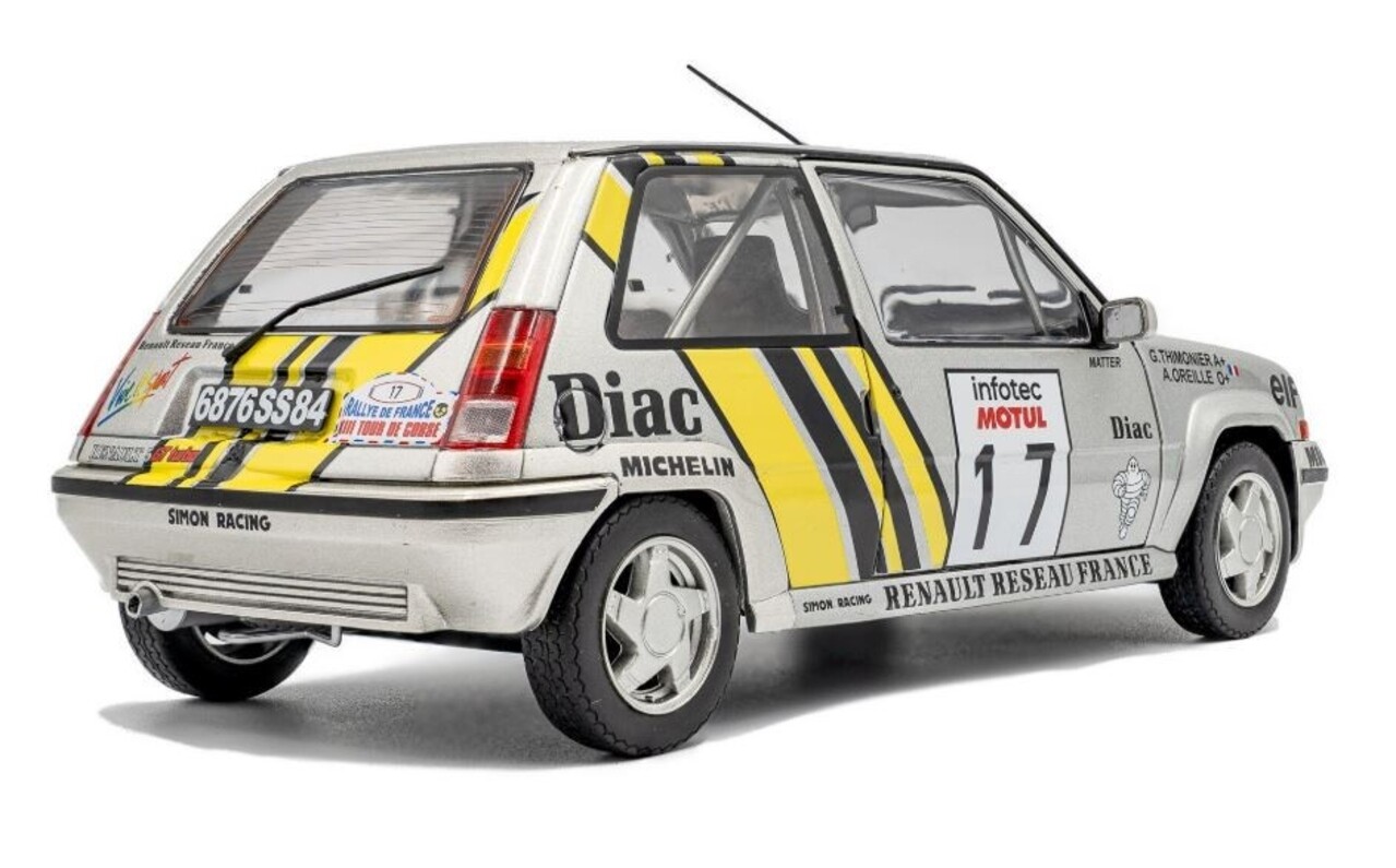 Renault Renault 5 GT Turbo MK2 #17 Tour de Corse 1989 - 1:18 - Solido