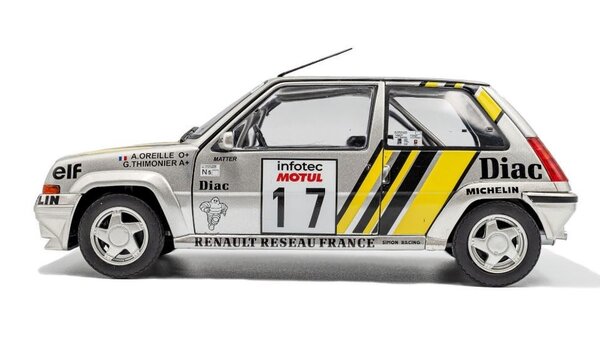 Renault Renault 5 GT Turbo MK2 #17 Tour de Corse 1989 - 1:18 - Solido
