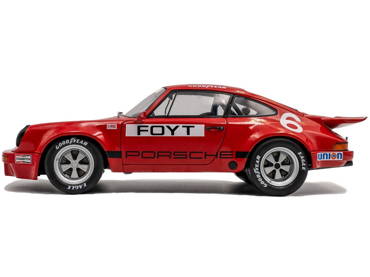 Porsche Porsche 911 #6 FOYT IROC Daytona 1974  - 1:18 - Solido