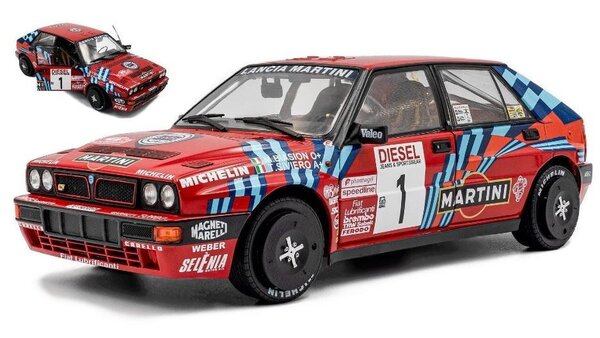 Lancia Lancia Delta HF Integrale #1 Rally San Remo 1989 - 1:18 - Solido
