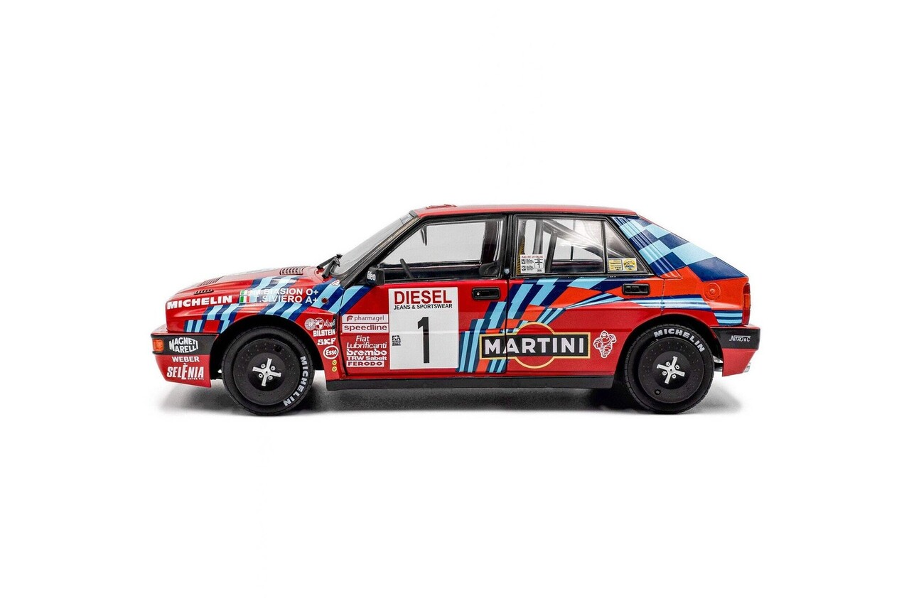 Lancia Lancia Delta HF Integrale #1 Rally San Remo 1989 - 1:18 - Solido
