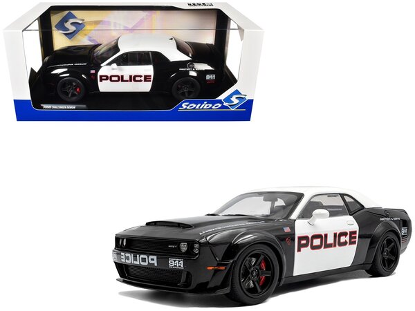 Dodge Dodge Challenger R/T Scat Pack Widebody 2023 Highway Police USA - 1:18 - Solido