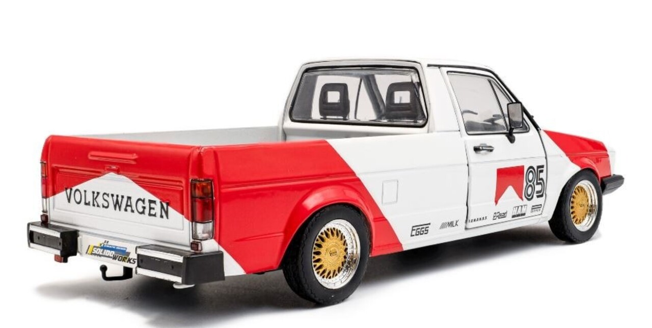 Volkswagen Volkswagen Caddy MKI M #85 1982 'Racing Tribute' - 1:18 - Solido