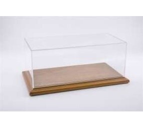 Atlantic Acrylic Display Case Molsheim + Walnut Base - 1:43 - Atlantic
