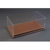 Atlantic Acrylic Display Case Mulhouse + Brown Leather Base - 1:43 - Atlantic