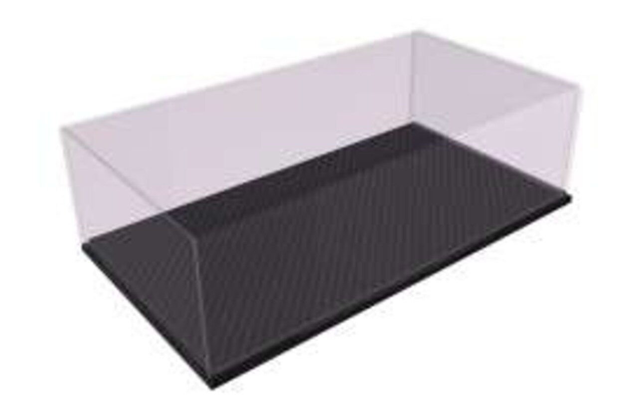 Atlantic Acrylic Display Case Maranello + Black Leather Base - 1:43 - Atlantic