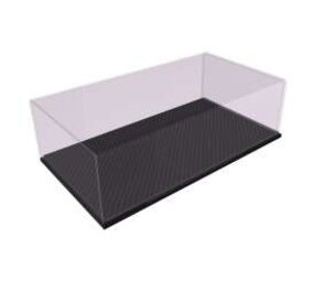 Atlantic Acrylic Display Case Maranello + Black Leather Base - 1:43 - Atlantic