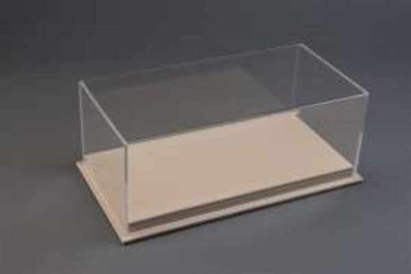 Atlantic Acrylic Display Case Mulhouse + Beige Leather Base - 1:8 - Atlantic