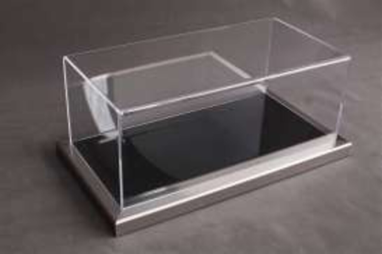 Atlantic Acrylic Display Case + Black + Metal Base - 1:8 - Atlantic