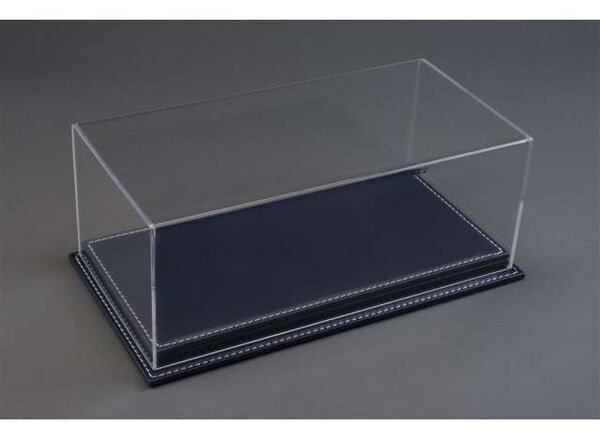 Atlantic Acrylic Display Case Mulhouse + Dark Blue Leather Base - 1:12 - Atlantic