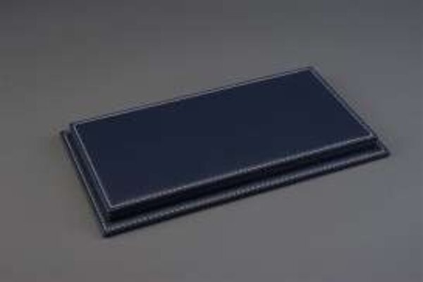 Atlantic Acrylic Display Case Mulhouse + Dark Blue Leather Base - 1:12 - Atlantic