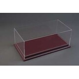 Atlantic Acrylic Display Case Mulhouse + Burgundy Leather Base - 1:12 - Atlantic