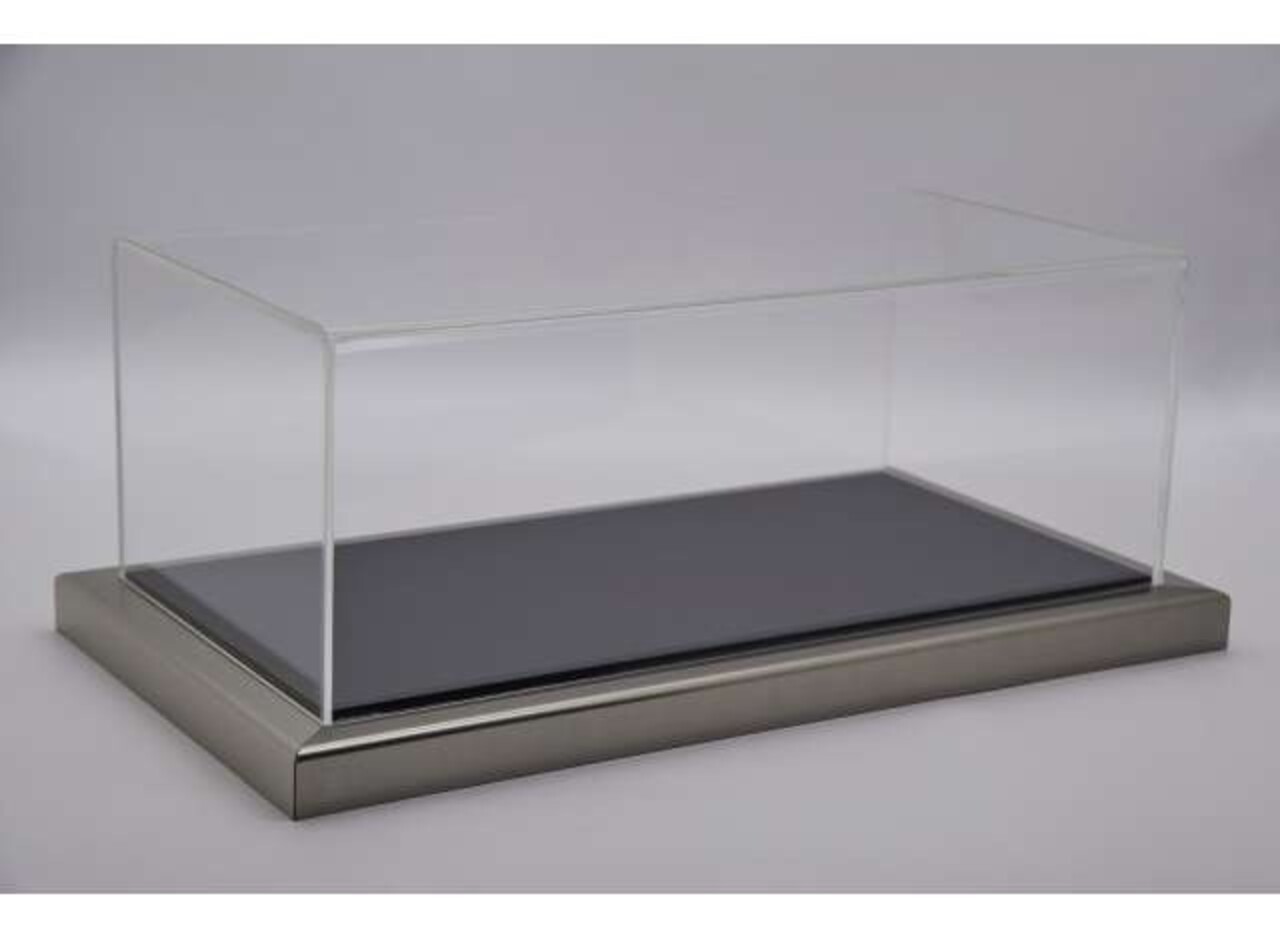 Atlantic  Acrylic Display Case + Black Carbon Base + Metal Edge - 1:18 - Atlantic