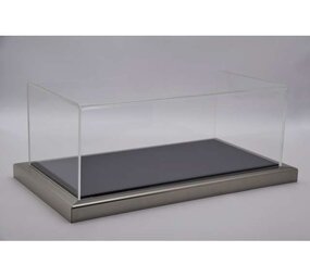 Atlantic Acrylic Display Case + Black Carbon Base + Metal Edge - 1:18 - Atlantic